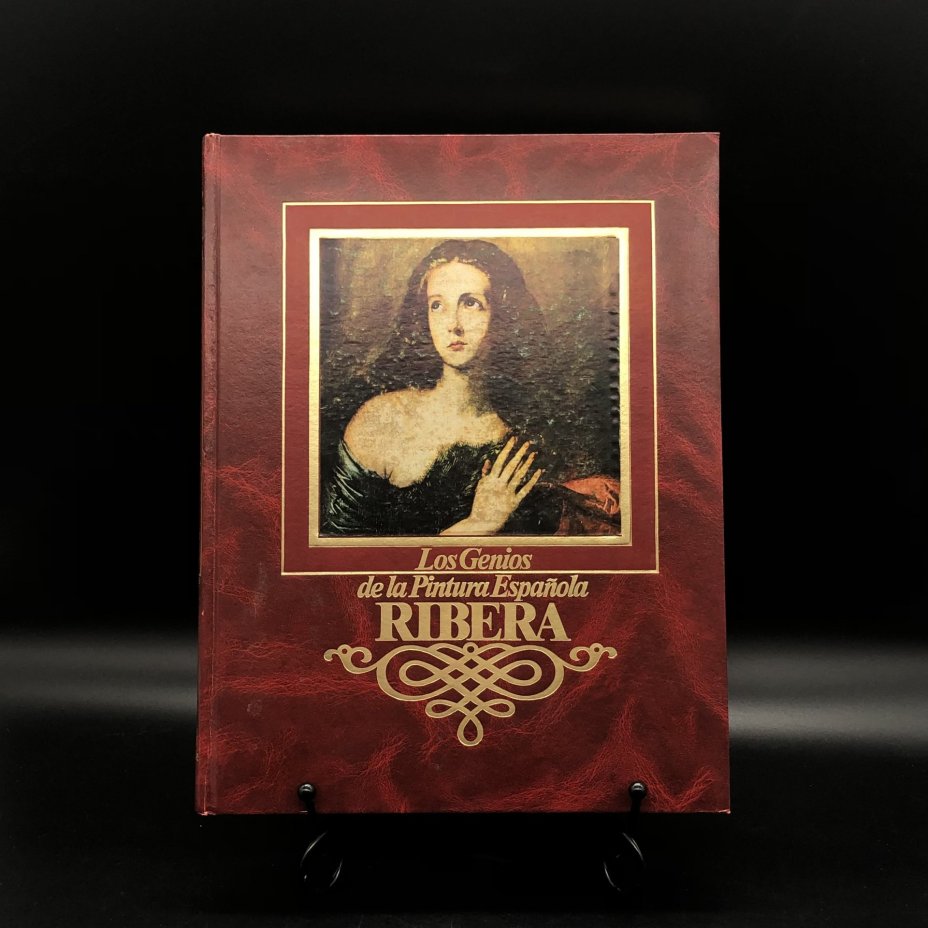 Книга с иллюстрациями "Los genios de la Pintura Espanola. Ribera" Clara Janes ("Гении испанской живописи. Рибера" на испанском языке)