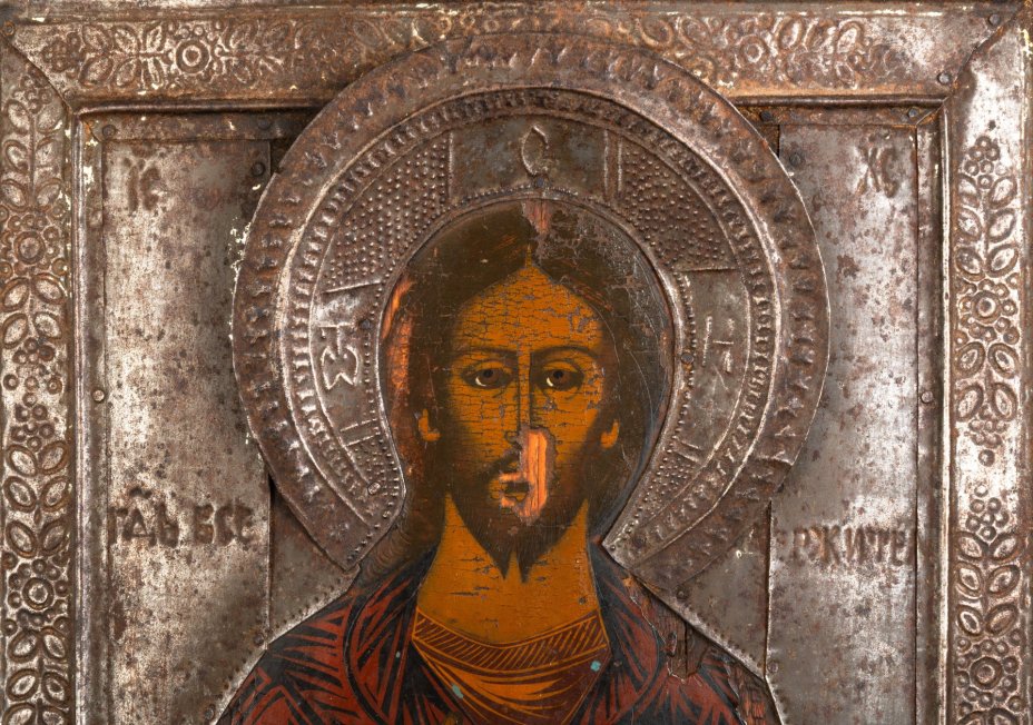 Икона в окладе "Господь Вседержитель"