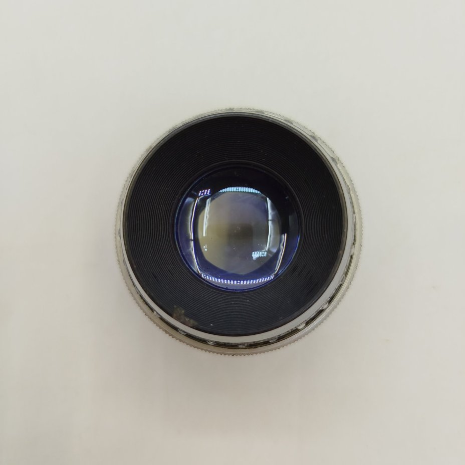 Объектив Индустар-23У 110mm f4.5, металл, пластик, Лыткаринский завод оптического стекла (ЛЗОС), СССР, 1955-1980 гг.