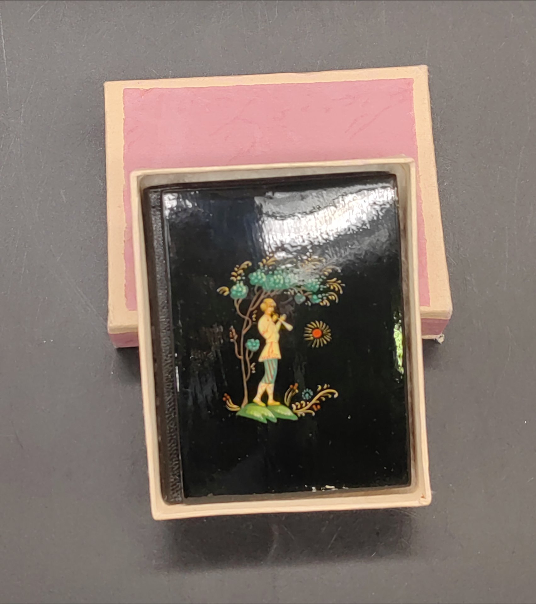 Книжка записная с лаковой миниатюрой "Лель", Мстерская художественная фабрика «Пролетарское искусство»