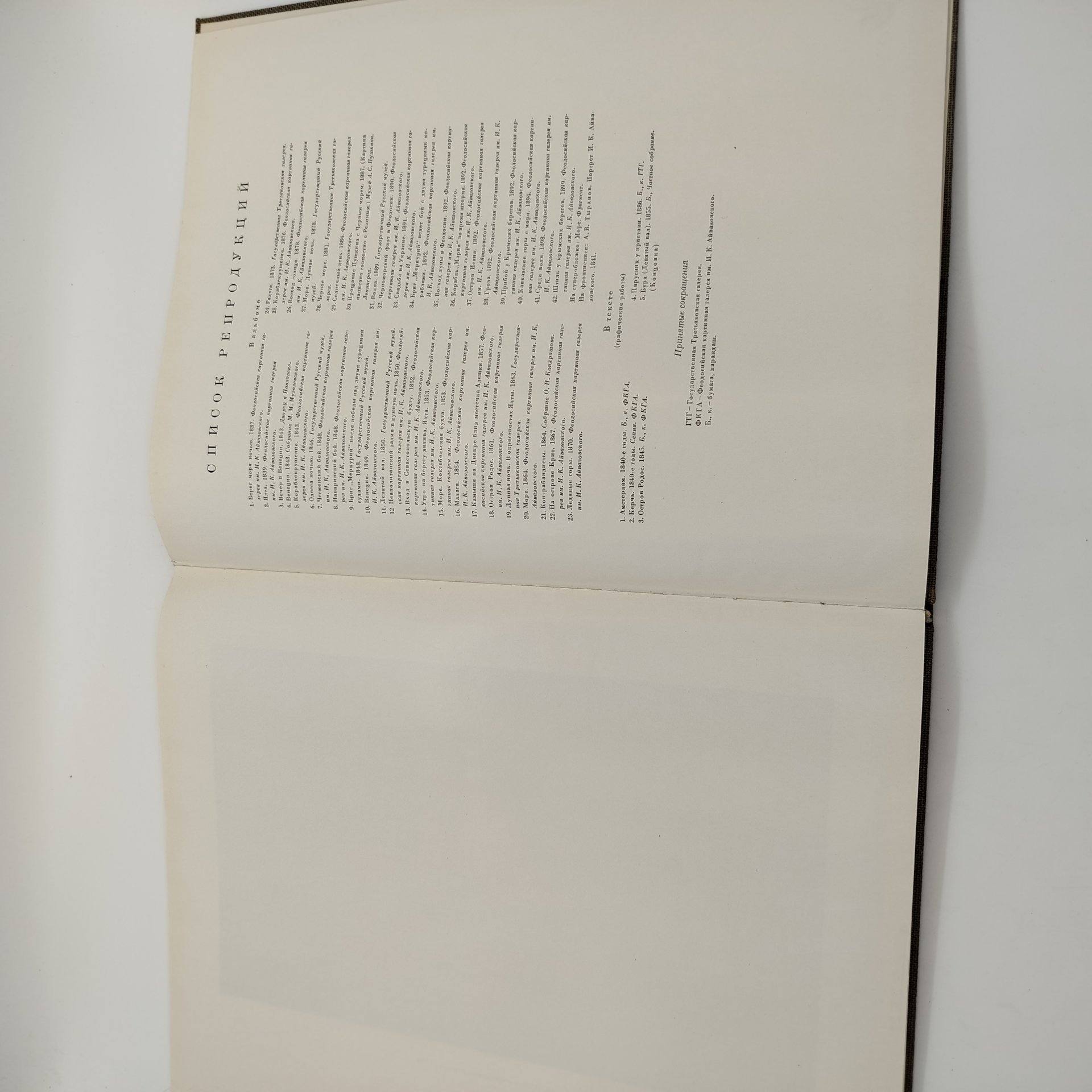 Книга (альбом) "Иван Константинович Айвазовский", текст Н.С. Барсамова, бумага, печать, Издательство «Искусство», СССР, 1965 г.