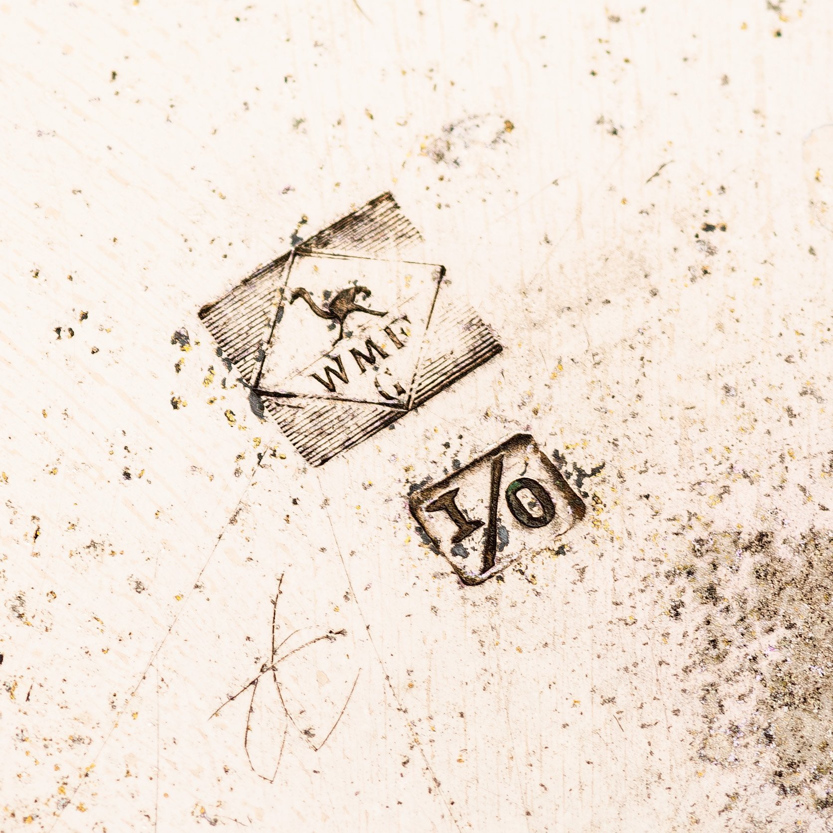 Ваза в стиле Ар Нуво, латунь, серебрение, стекло, Württembergische Metallwarenfabrik (WMF), Германия, 1900-1910 гг.