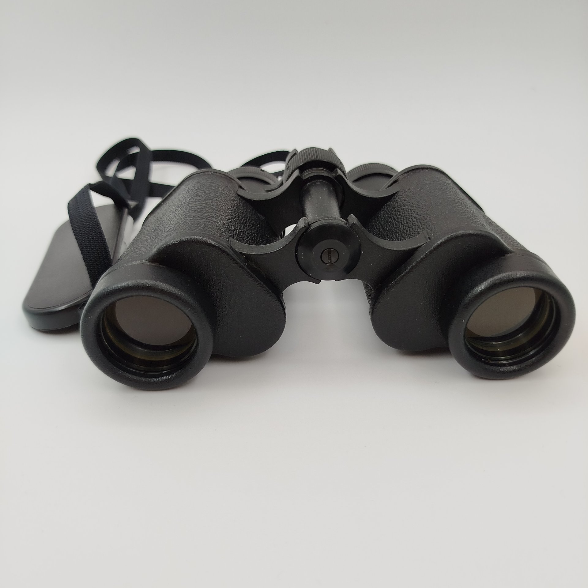 Бинокль призменный БПЦ 5 8х30м в чехле и кробке с инструкцией, металл, стекло, пластик, картон, Казанский оптико-механический завод (КОМЗ), Российская Федерация, 1999 г.