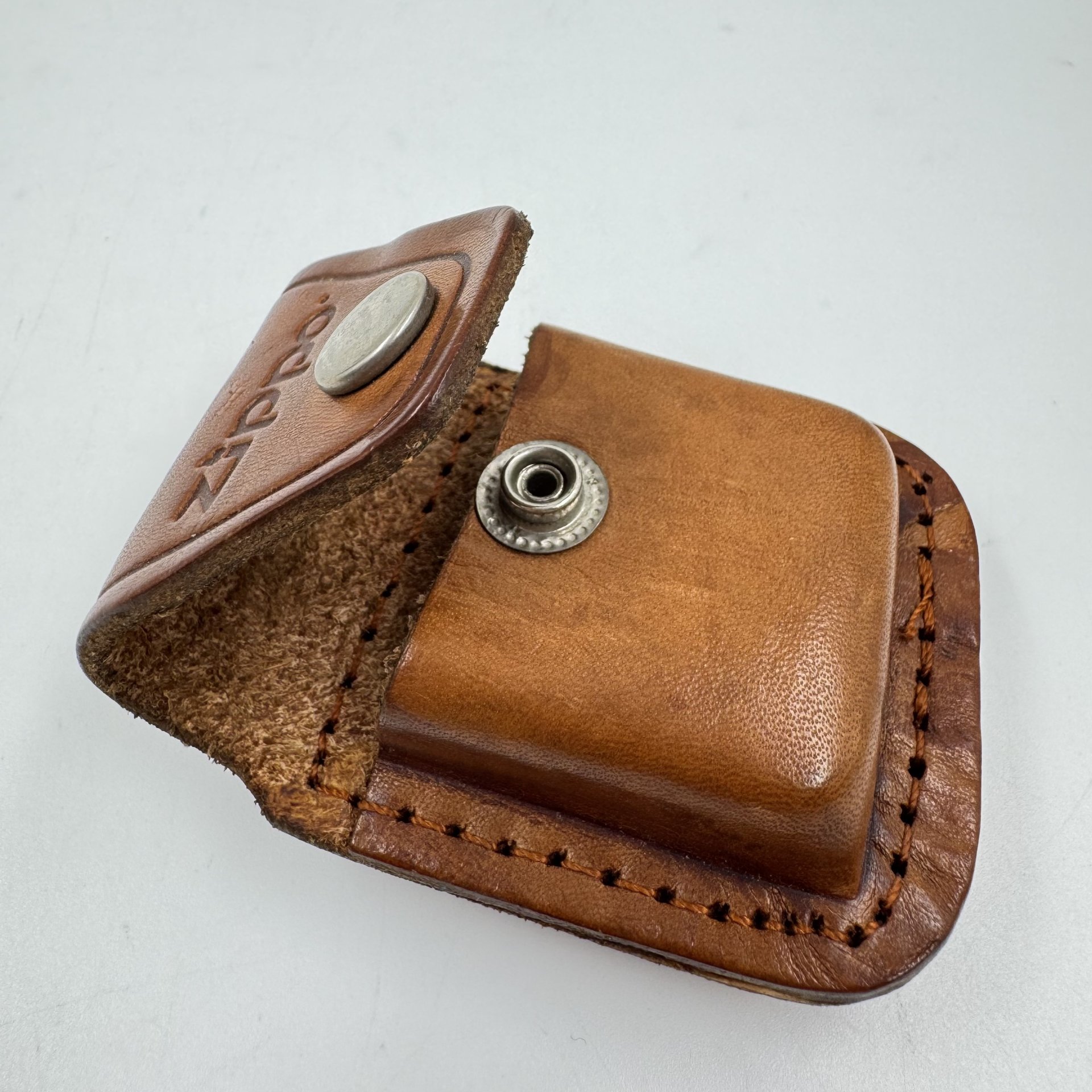Чехол для зажигалки "Zippo" с металлическим фиксатором на ремень, Zippo