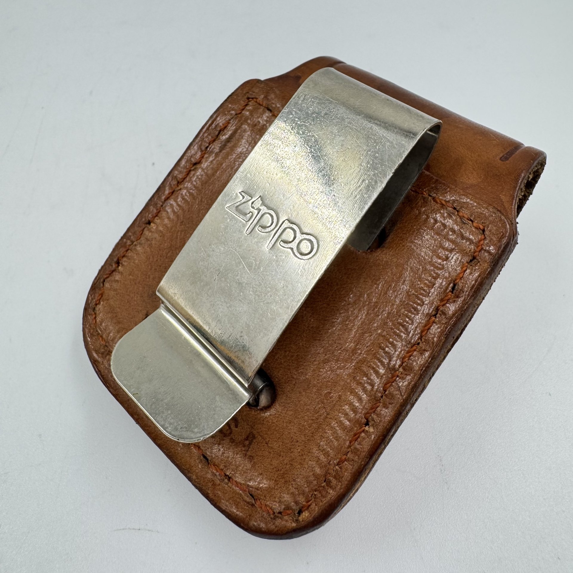 Чехол для зажигалки "Zippo" с металлическим фиксатором на ремень, Zippo
