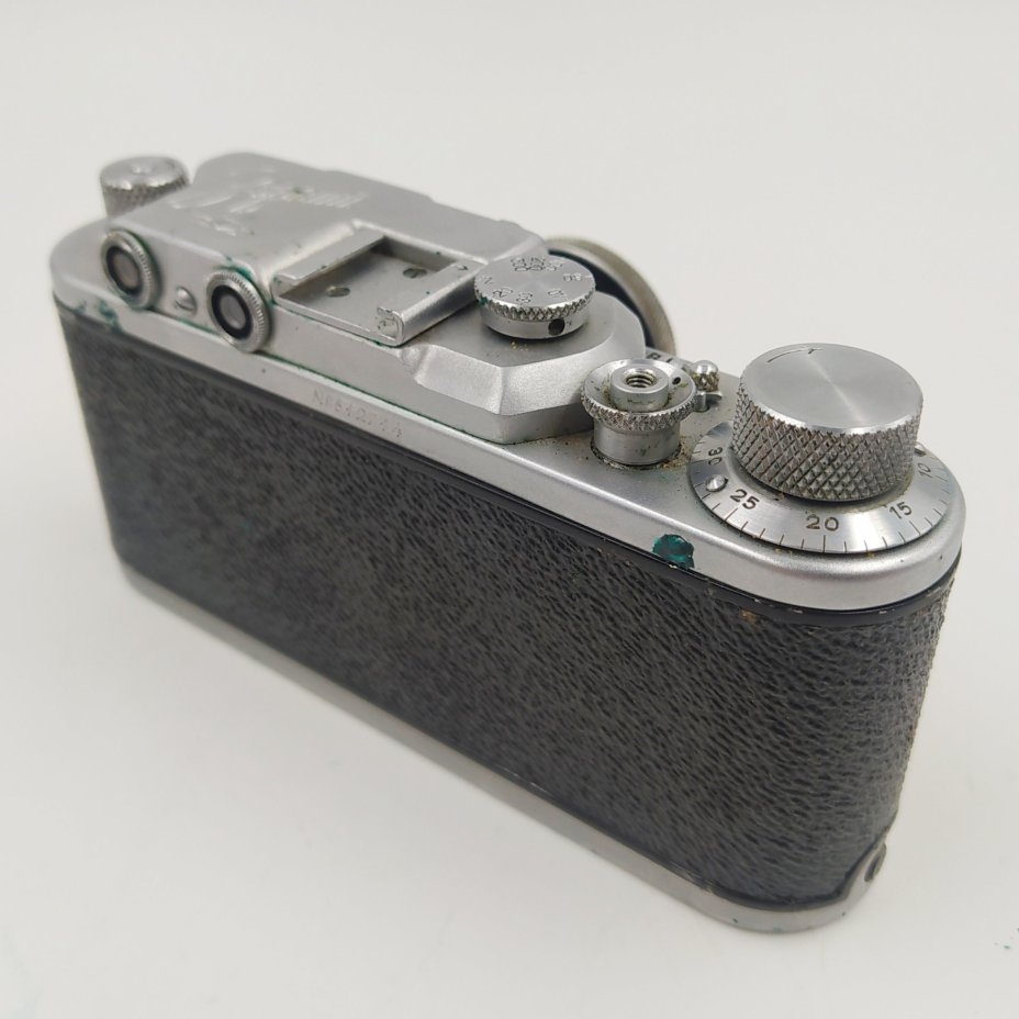 Фотоаппарат "Зоркий" с объективом "Индустар-22", металл, стекло, пластик, кожа, Красногорский механический завод (КМЗ), Красногорский механический завод (КМЗ)