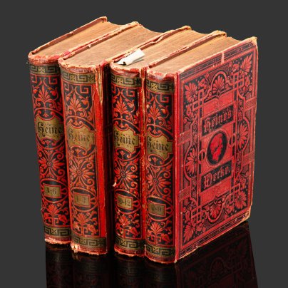 Собрание сочинений Генриха Гейне на немецком языке, тома 1-12 (в 4-х книгах)