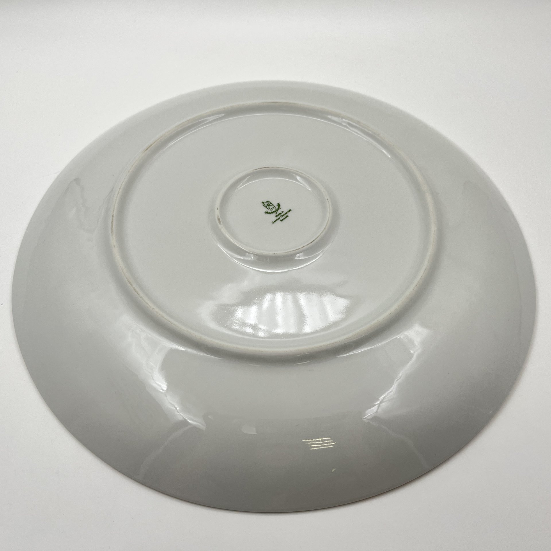 Блюдо сервировочное "Мейсенский букет", фарфор, деколь, золочение, Graf Von Henneberg Porzellan, 1777 Jlmenau, ГДР, 1977-1990 гг.