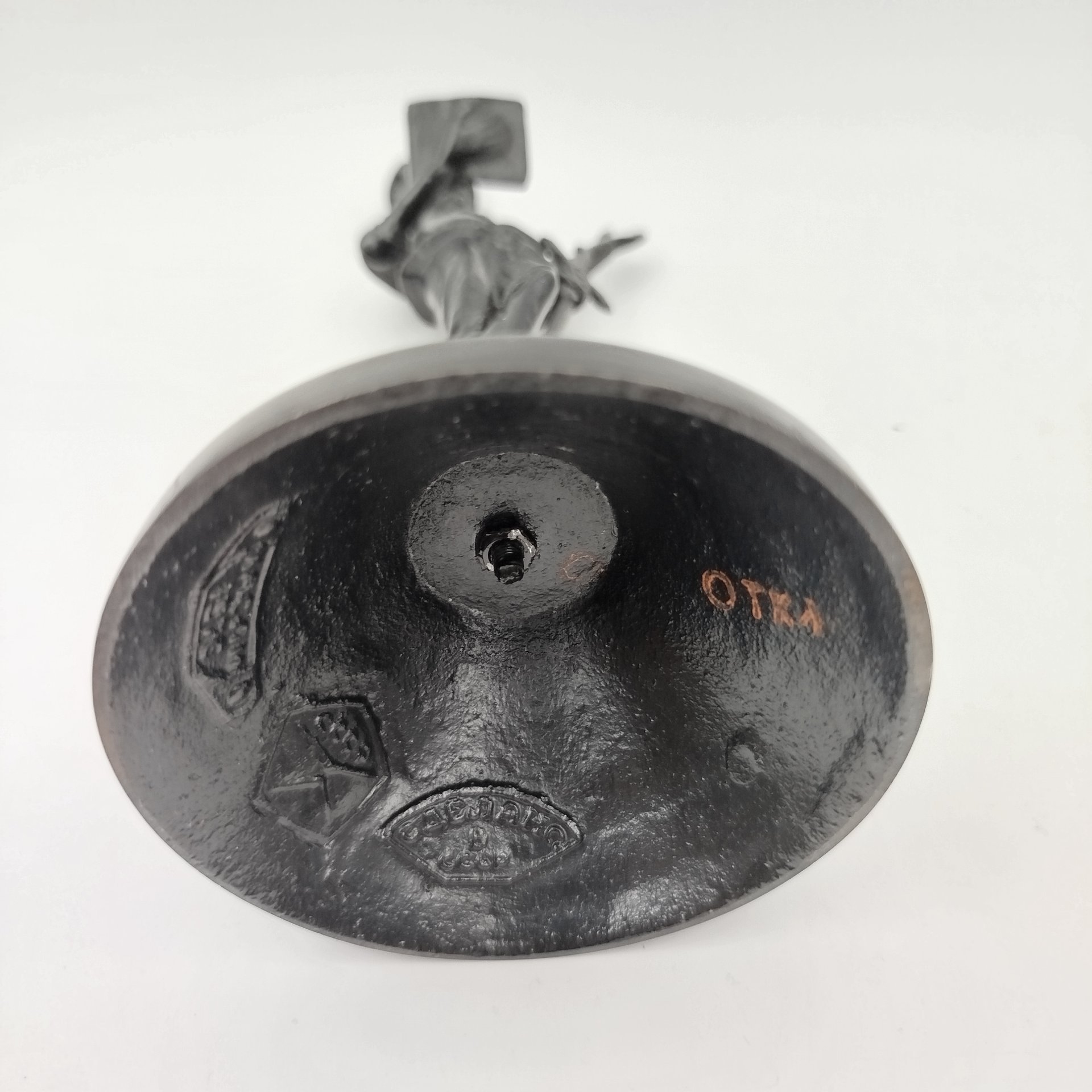 Статуэтка "Дон-Кихот", чугун, крашение, Каслинский чугунолитейный завод (Касли), СССР, 1976 г.