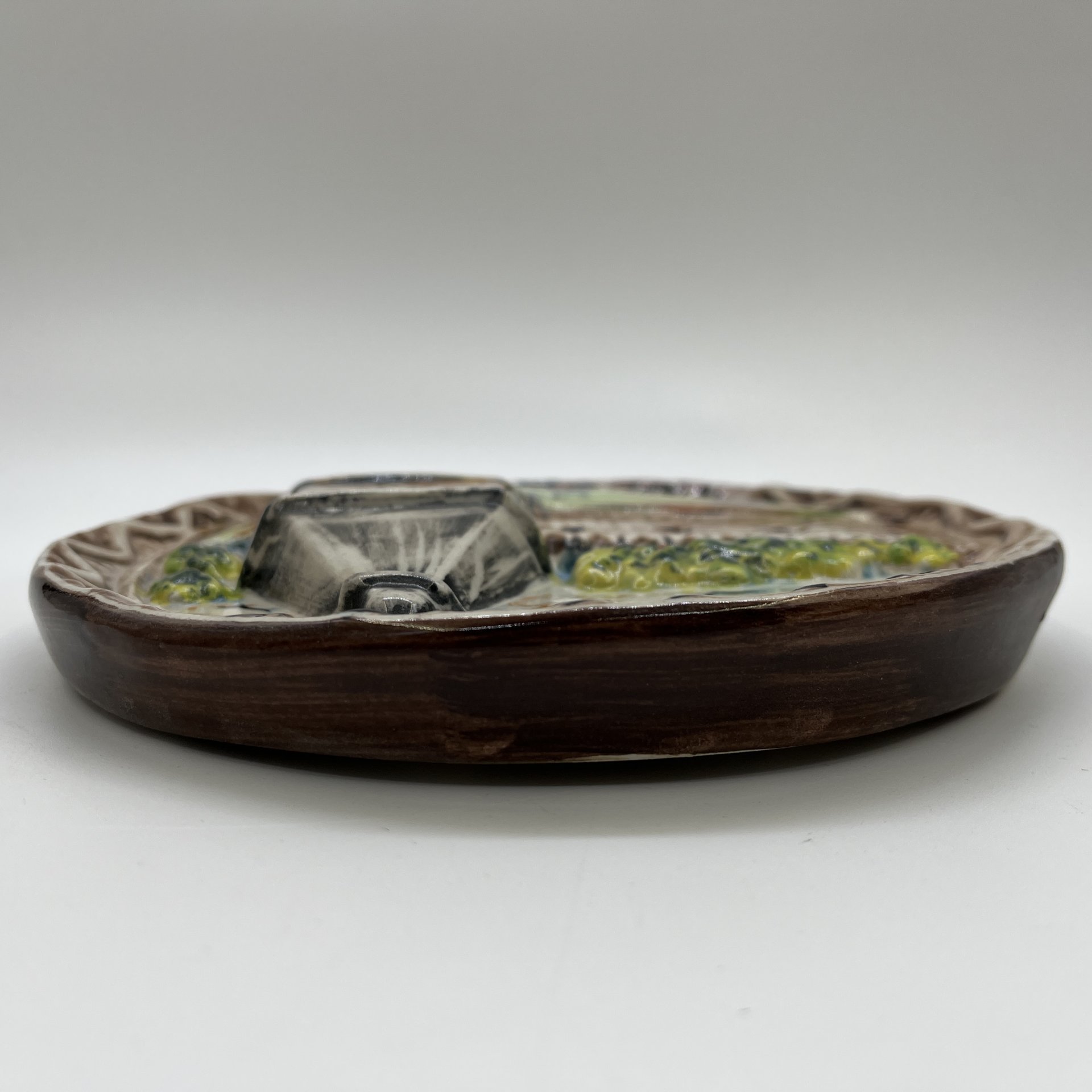 Тарелка настенная "Смоленск. Город - Герой", керамика, роспись, Россия, 2000-2010 гг.