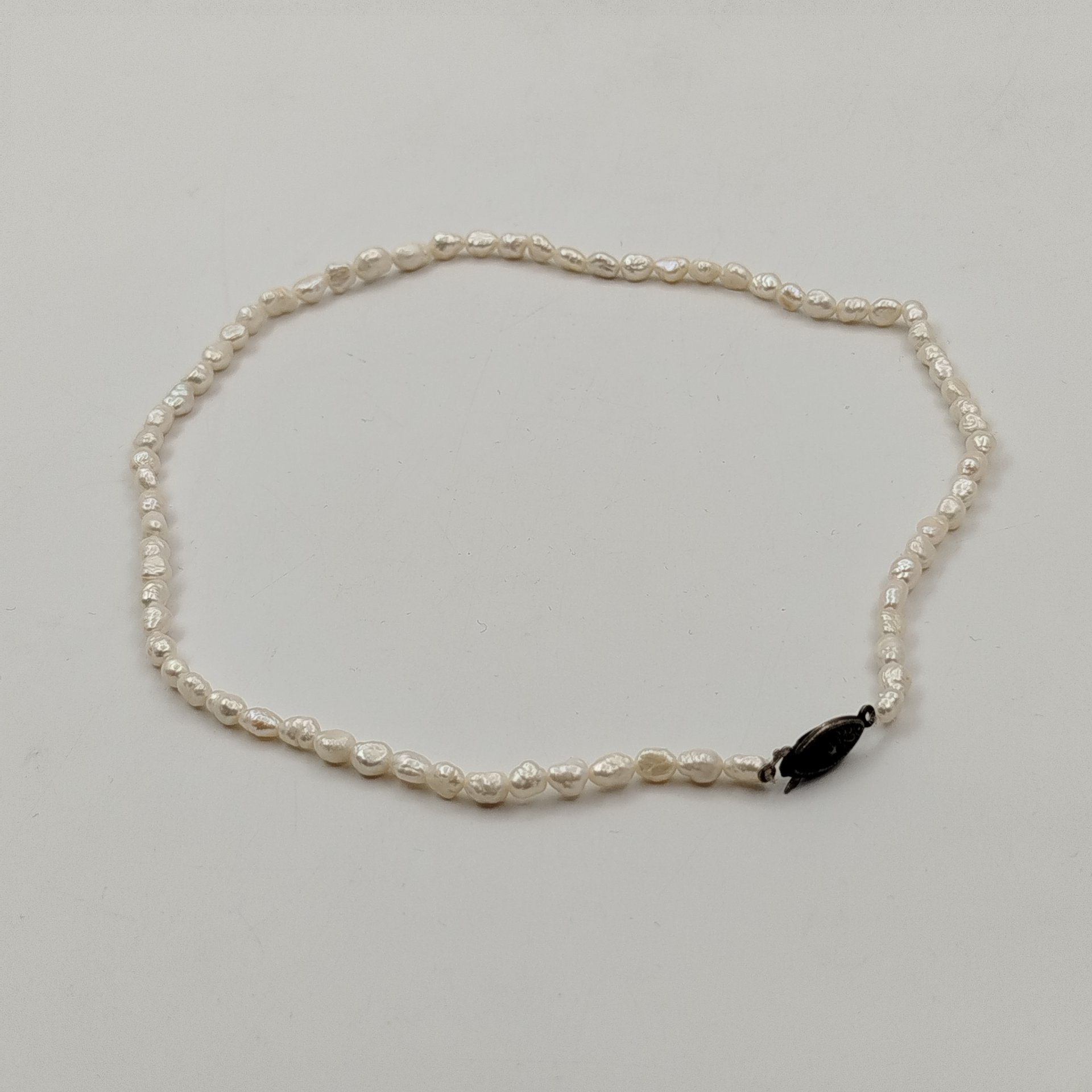 Бусы винтажные, натуральный жемчуг, СССР, 1980-1990 гг.
