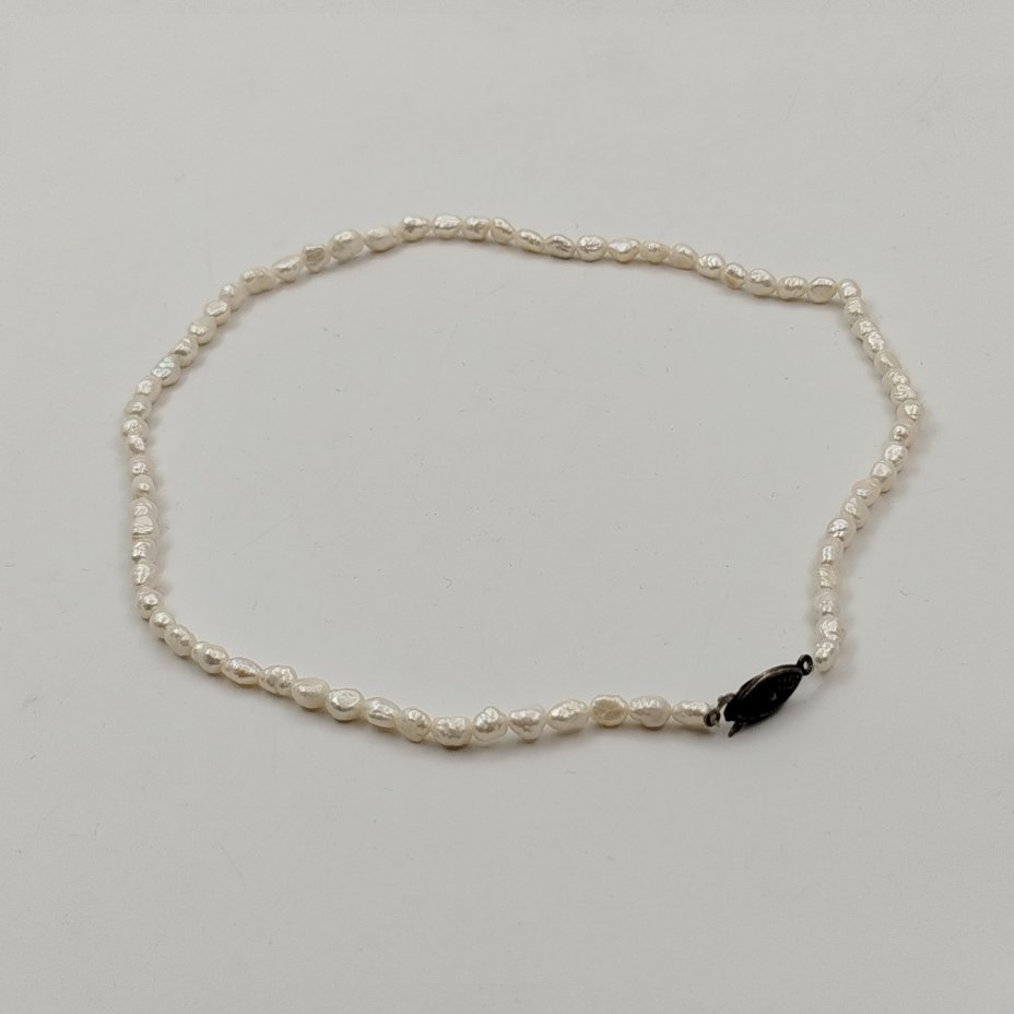 Бусы винтажные, натуральный жемчуг, СССР, 1980-1990 гг.