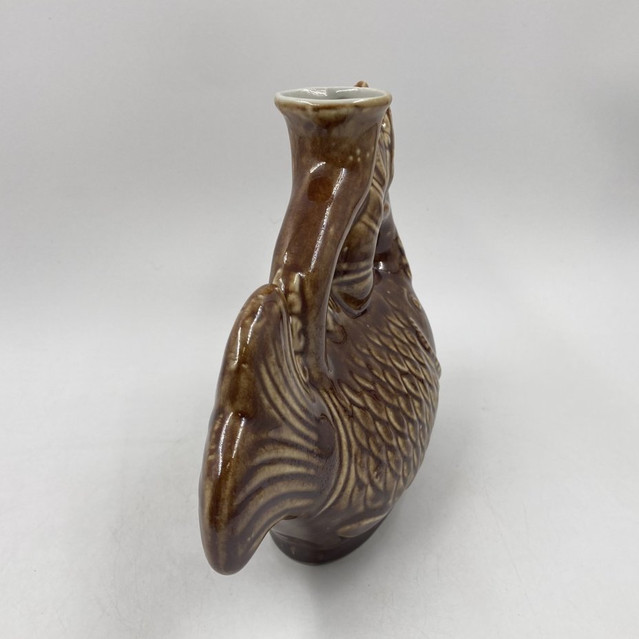 Штоф "Рыбка", керамика, полива, СССР, 1970-1990 гг.