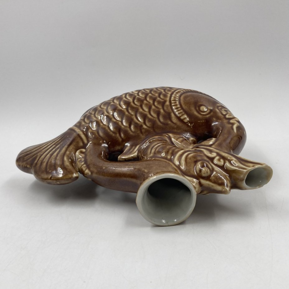 Штоф "Рыбка", керамика, полива, СССР, 1970-1990 гг.
