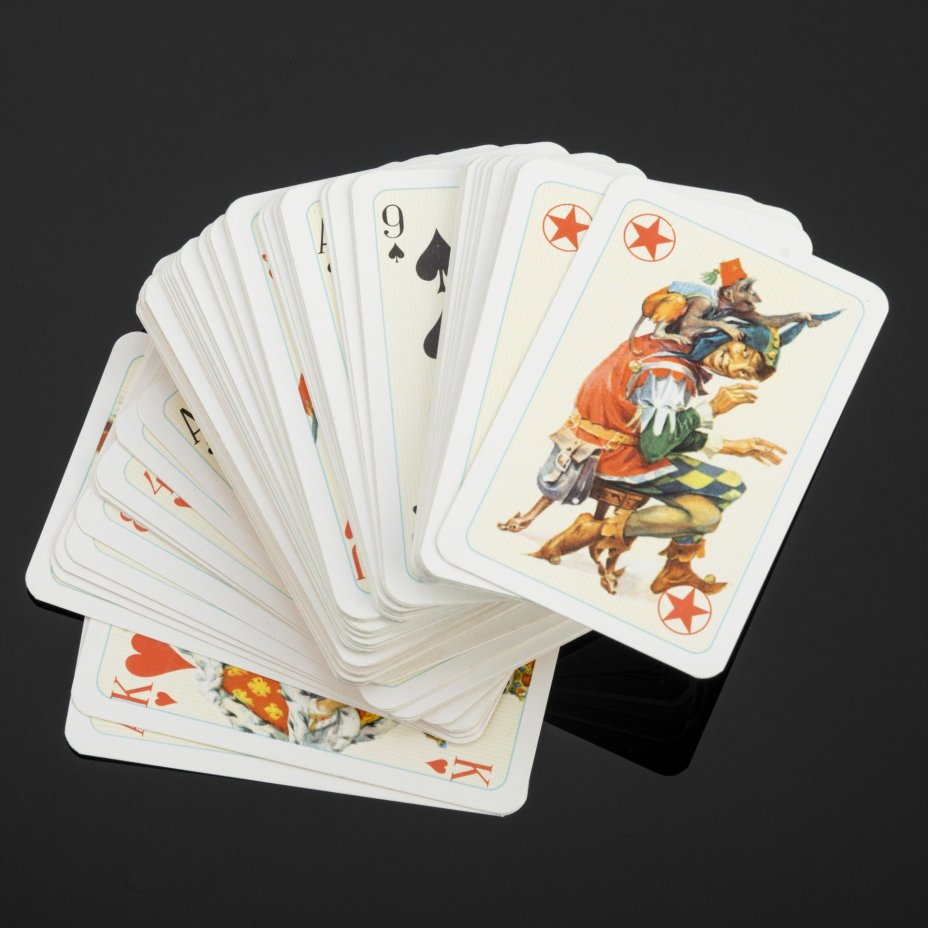Набор игральных карт (2 колоды) "Рококо" (Fine Luxus Spielkarte Romme) в футляре, художник - Вальтер Краусс