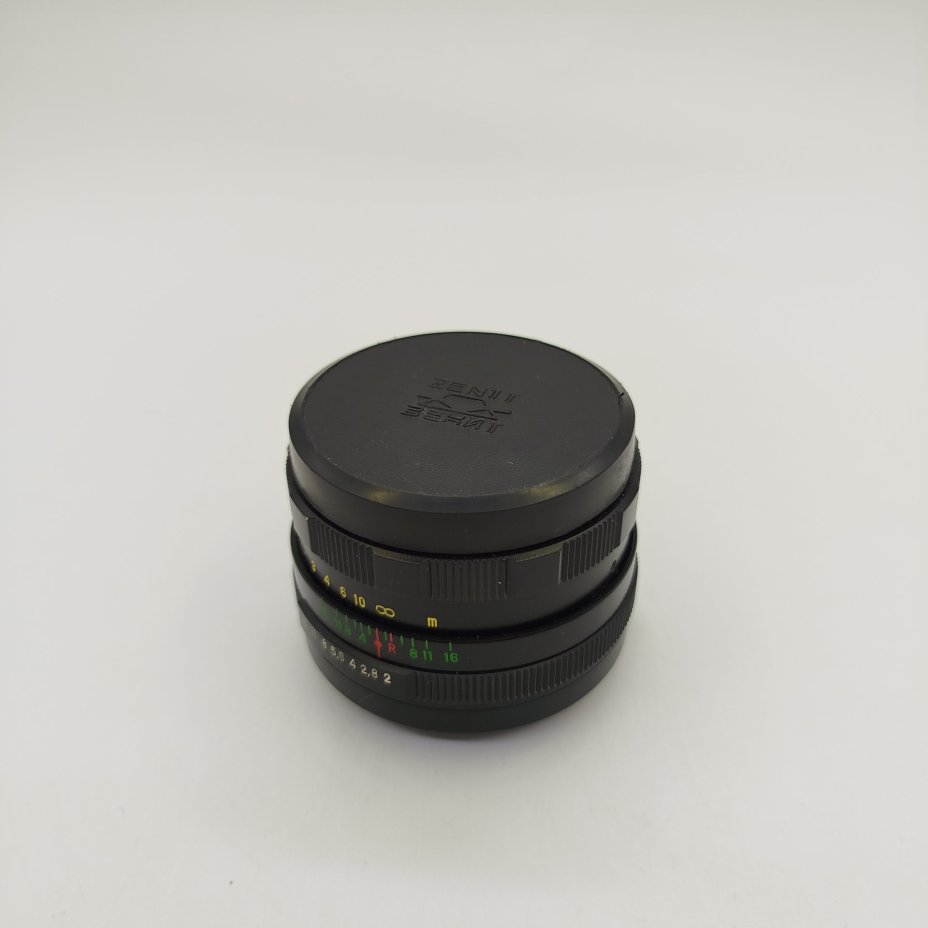 Фотообъектив Helios-44M(Гелиос) 2/58, металл, стекло пластик, Красногорский механический завод (КМЗ), СССР, 1972-1980 гг.