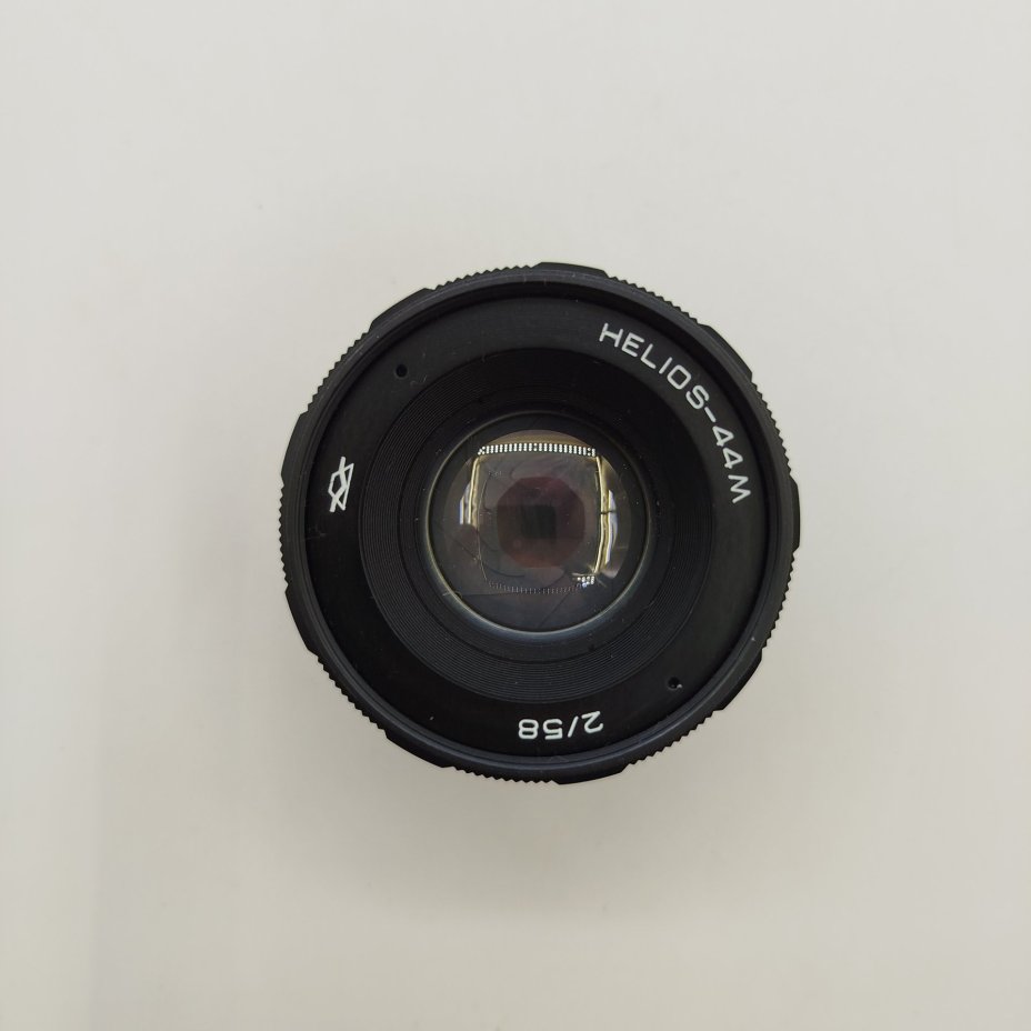 Фотообъектив Helios-44M(Гелиос) 2/58, металл, стекло пластик, Красногорский механический завод (КМЗ), СССР, 1972-1980 гг.