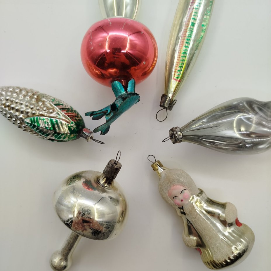 Набор из шести ёлочных игрушек