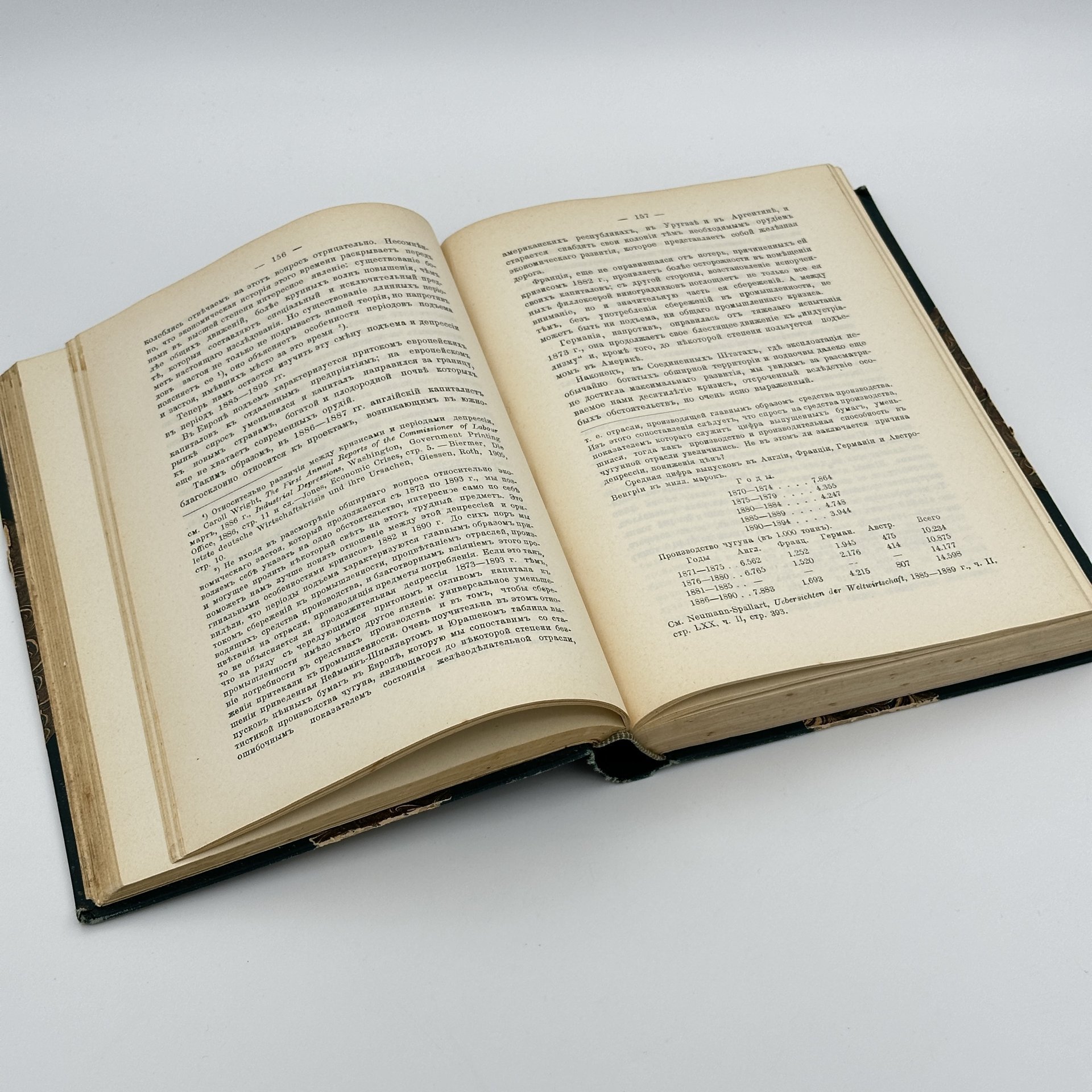 Книга Жан Лескюр "Общие и периодические промышленные кризисы", перевод Н.И.Сувирова, Типография товарищества «Общественная польза»