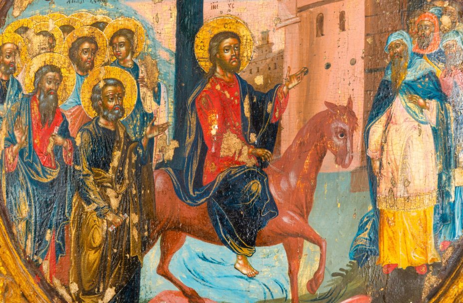 Икона "Вход в Иерусалим Господа нашего Иисуса Христа" ("Вход Господень в Иерусалим")