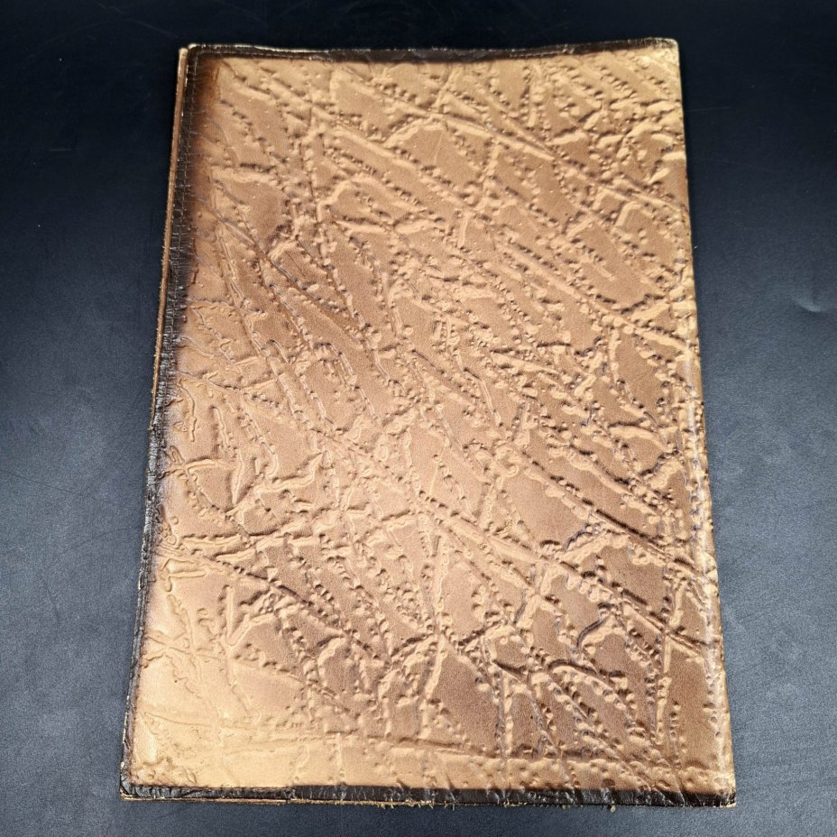 Пака для бумаг "Ленинград. Адмиралтейство", кожа, тиснение, СССР, 1970-1990 гг.