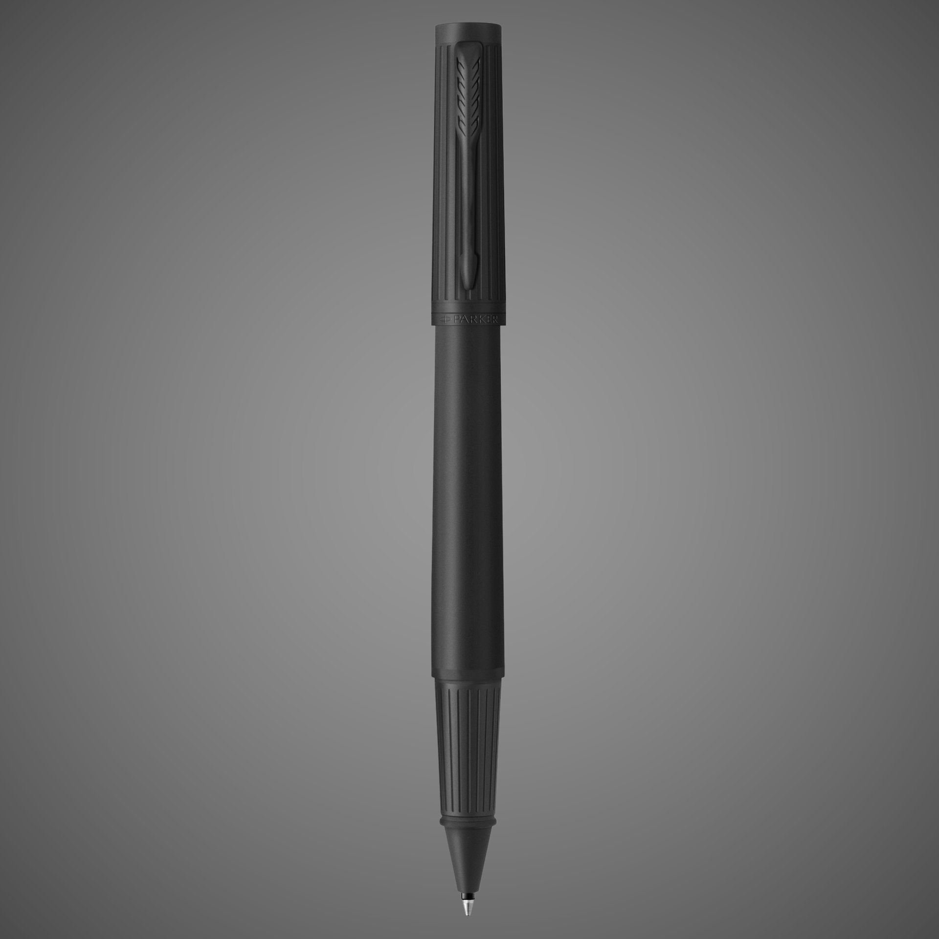 Ручка-роллер Parker "Ingenuity Black BT" стержень:F, цвет чернил: black, подарочная упаковка, Покрытия: PVD-покрытие, лак, легированная сталь