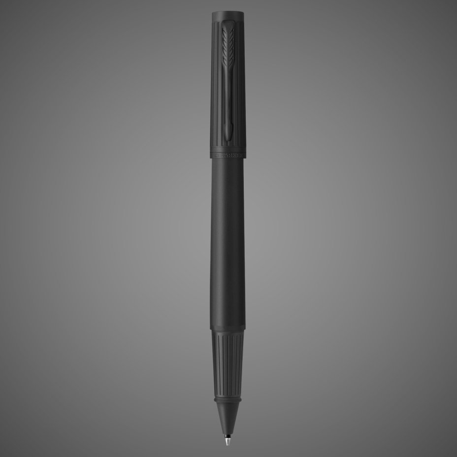 Ручка-роллер Parker "Ingenuity Black BT" стержень:F, цвет чернил: black, подарочная упаковка, Покрытия: PVD-покрытие, лак, легированная сталь