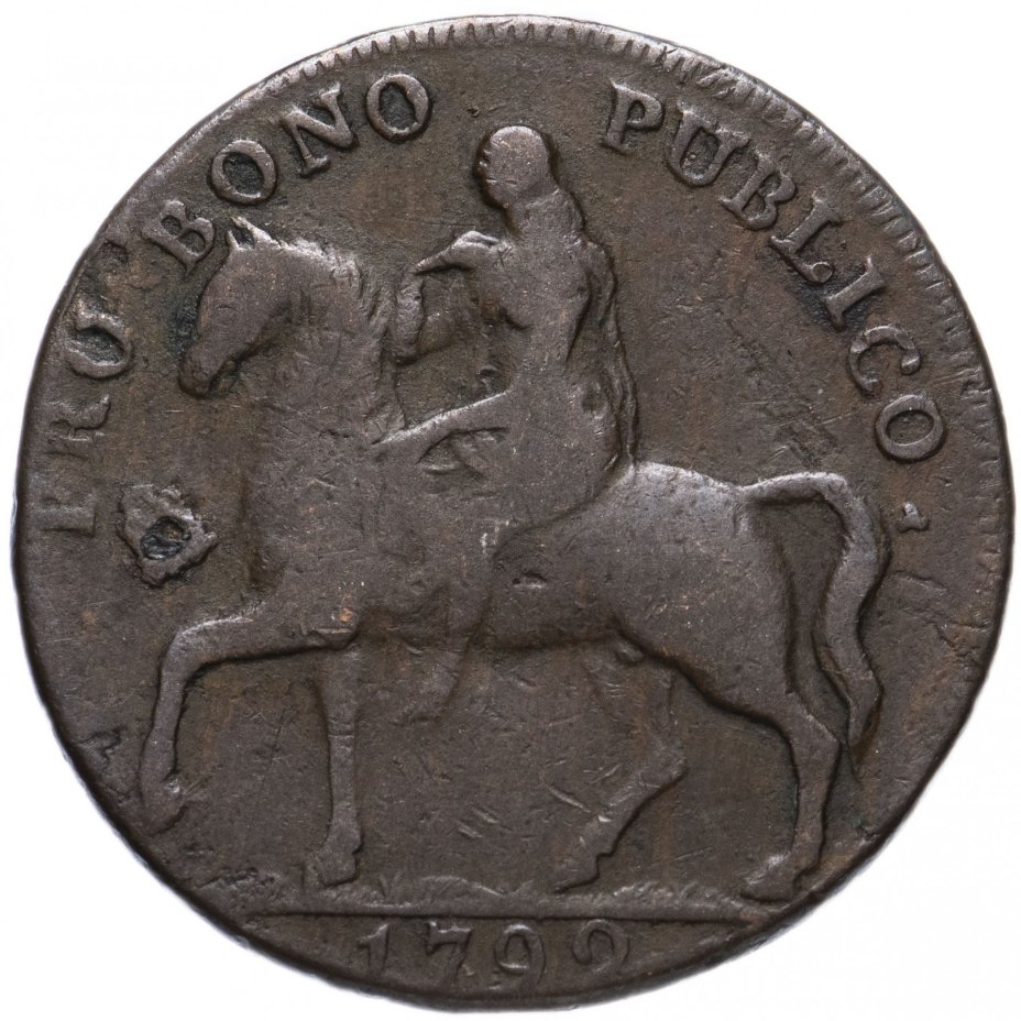 Жетон Великобритания (Ковентри) 1/2 пенни 1799