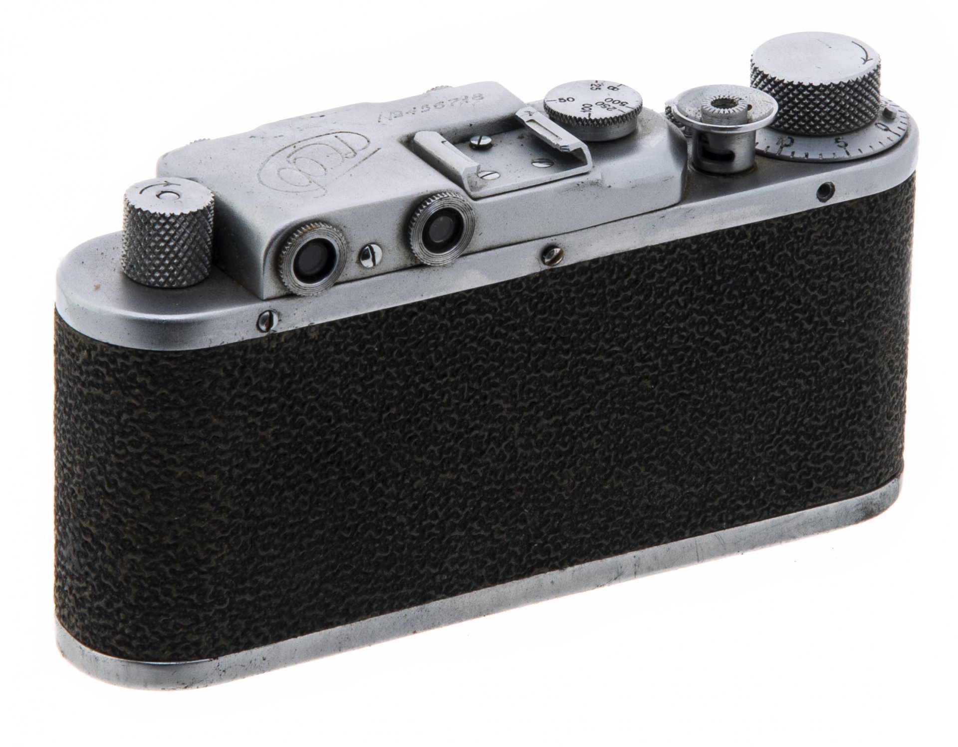 Фотоаппарат "ФЭД" с объективом "Индустар-22" в родном кофре, металл, стекло, пластик, Харьковский машиностроительный завод "ФЭД", СССР, 1953-1955 гг., Харьковский машиностроительный завод им. Дзержинского (ФЭД)