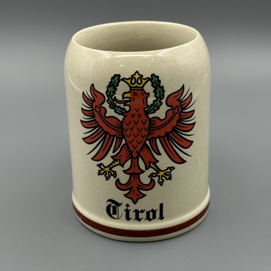 Кружка пивная, с изображением герба федеральной земли Тироль, Original King