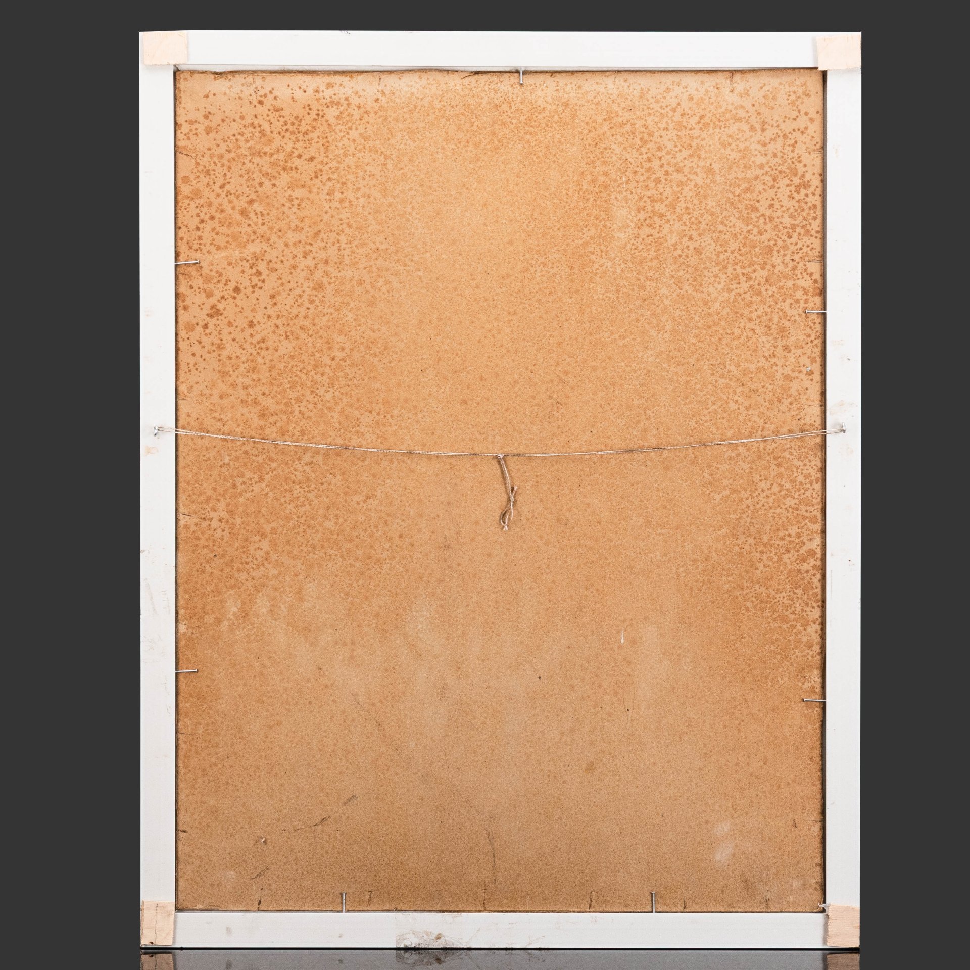 Картина "Собор святителя Николая Чудотворца в Ницце. Ночная служба", оформленная в раму, подпись "Плетневъ", картон, масло