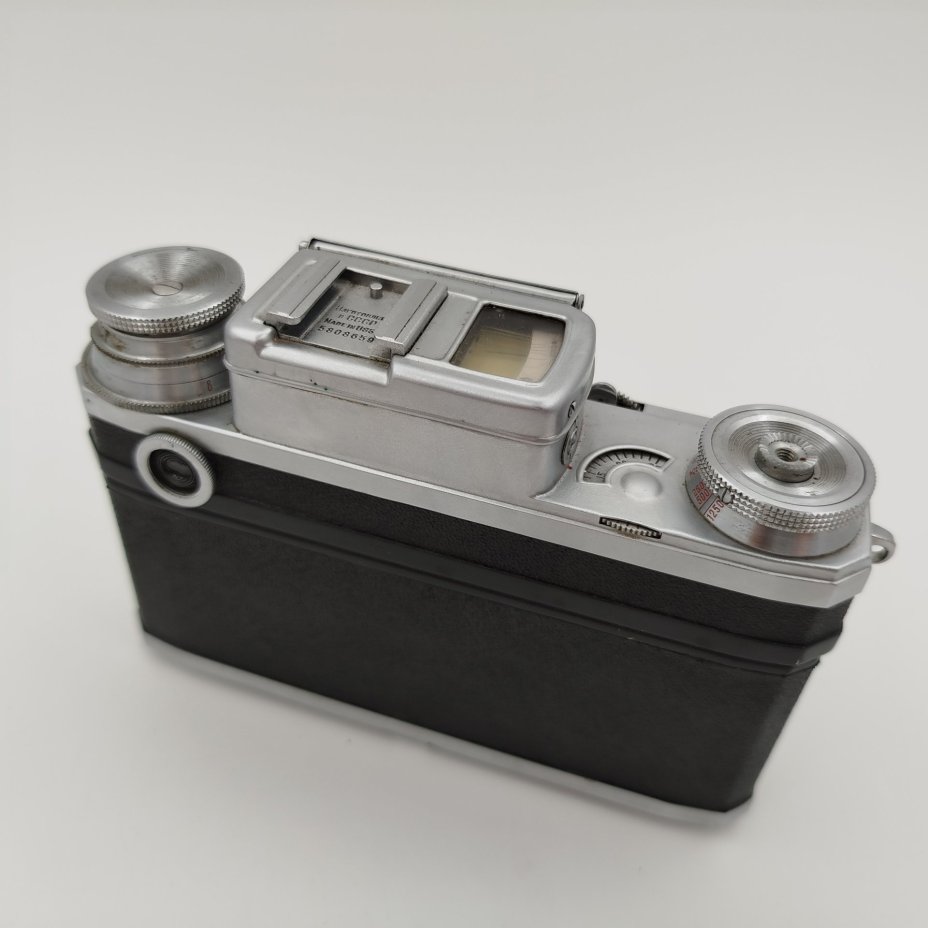 Фотоаппарат "Киев-4" с объективом "Юпитер-8", металл, стекло, кожа, полимерный материал, Киевский завод «Арсенал», Киевский завод «Арсенал»