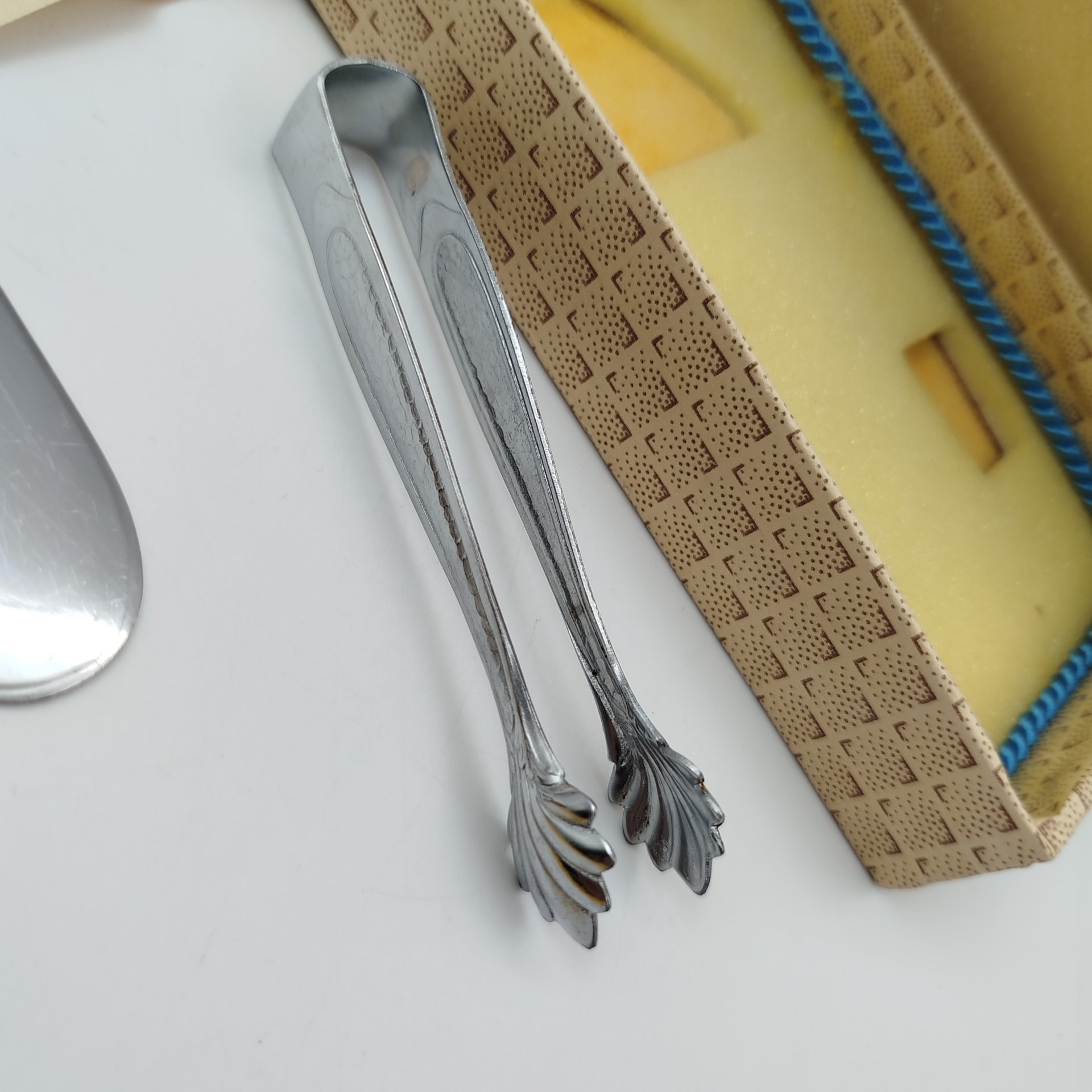 Набор для подачи  закусок (лопатка, пробка для бутылки, щипцы), Alfred Sander KG, металл, ручка - пластик, Германия, 1960-1980 гг.