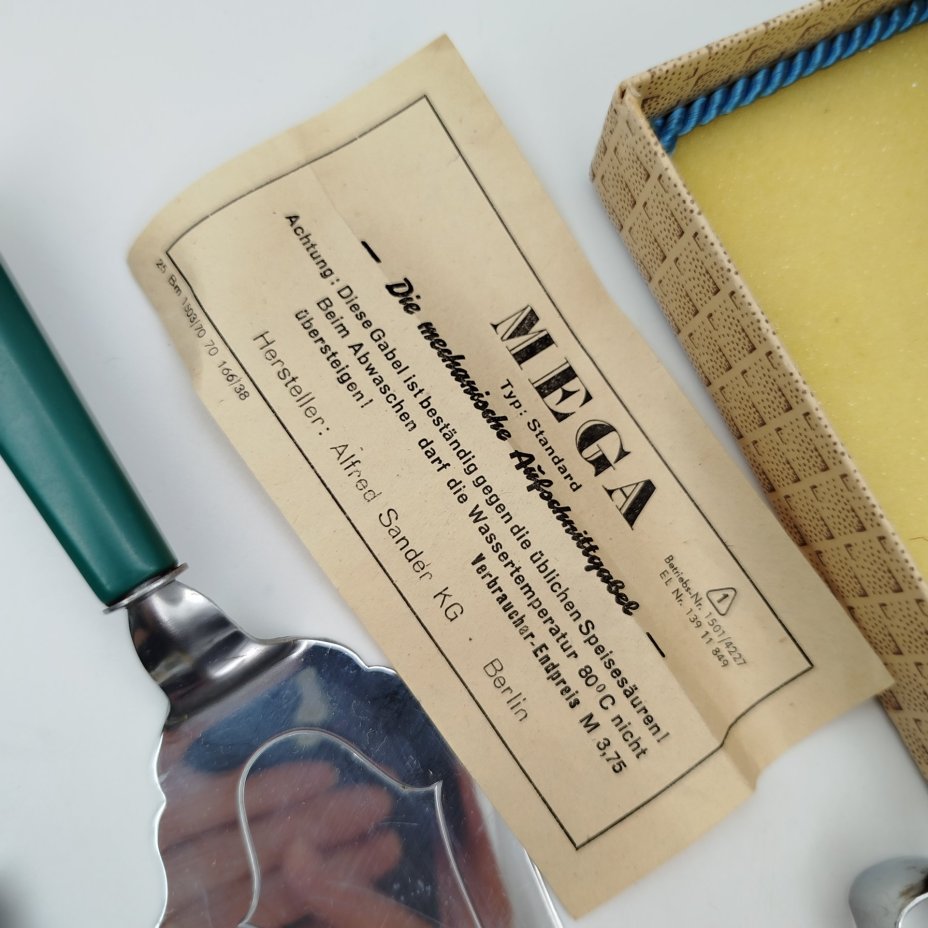 Набор для подачи  закусок (лопатка, пробка для бутылки, щипцы), Alfred Sander KG