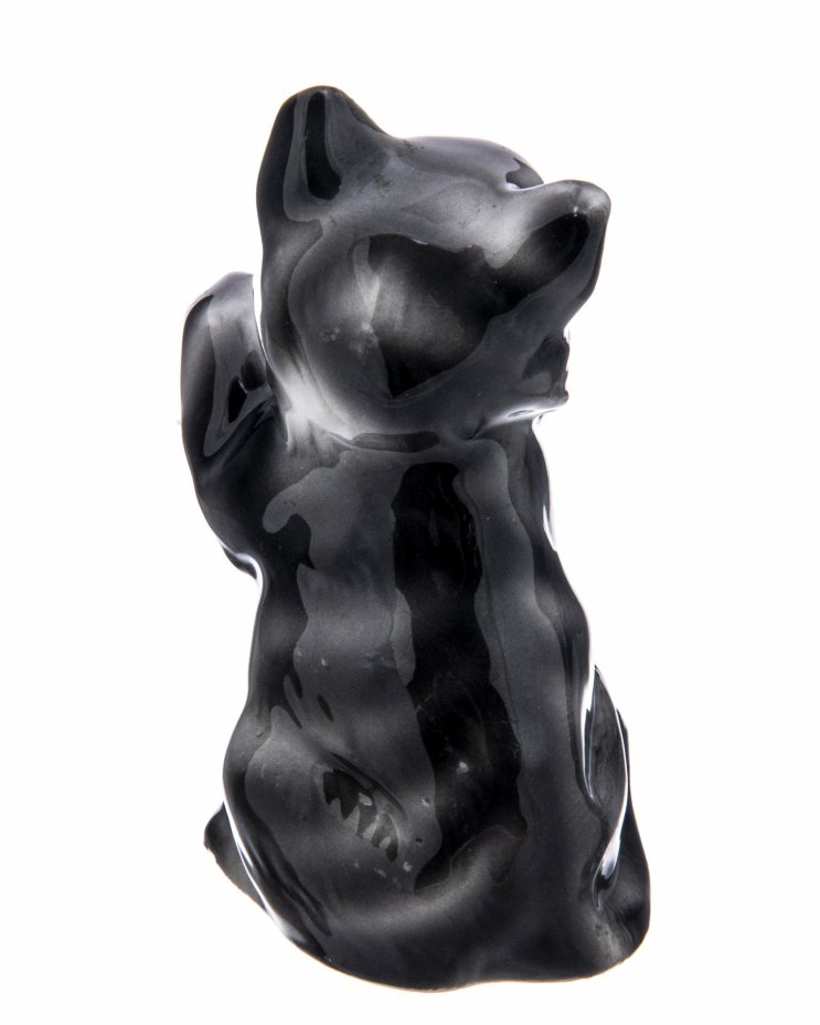 Статуэтка "Кошка", фарфор, роспись, ГДР, 1970-1990 гг.