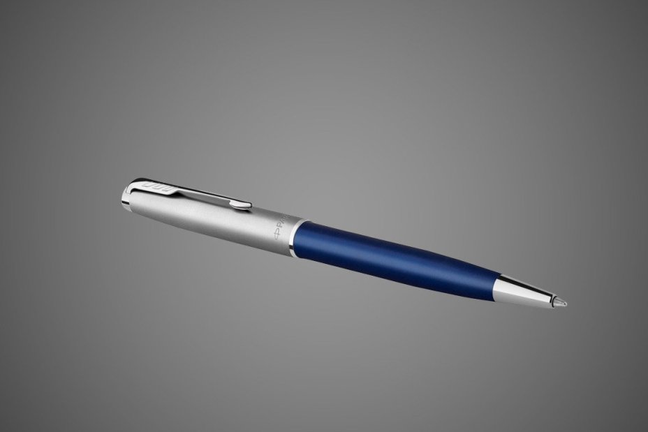 Шариковая ручка Parker Sonnet Entry Point Blue Stee CT, стержень: M, цвет чернил: black , в подарочной упаковке, Металлы: нержавеющая сталь, палладий