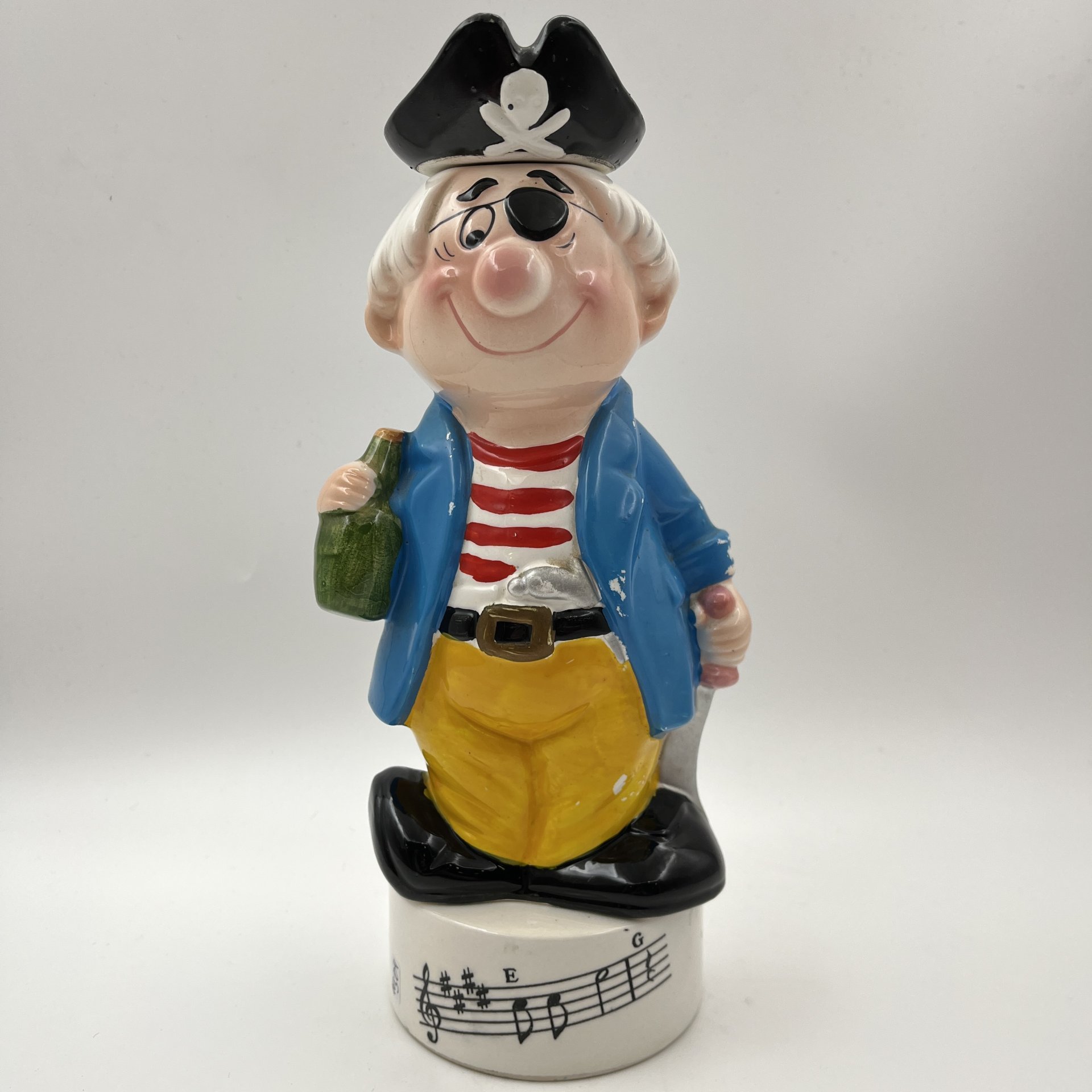 Штоф музыкальный "Пират", фаянс, роспись, Япония, 2000-2010 гг.