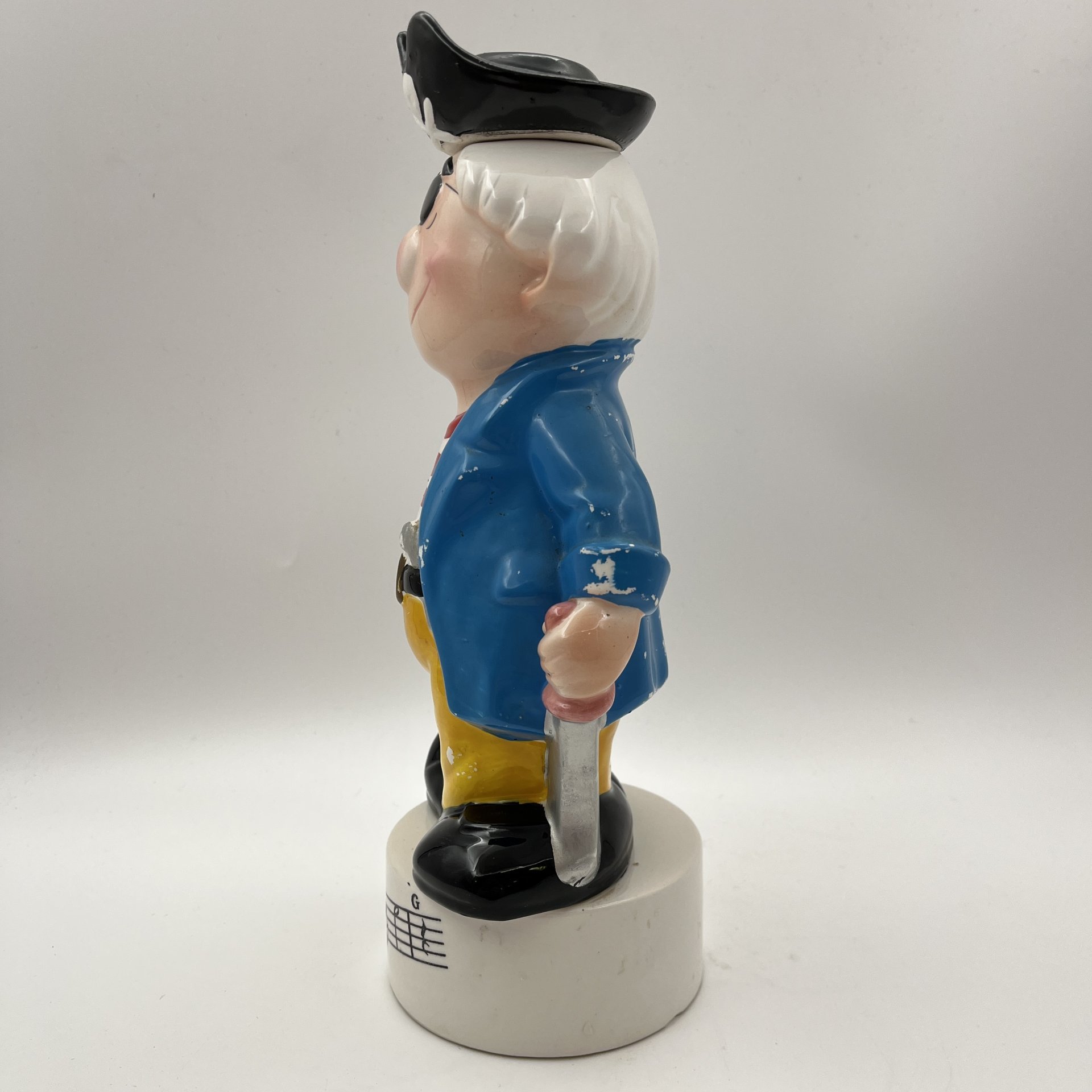 Штоф музыкальный "Пират", фаянс, роспись, Япония, 2000-2010 гг.