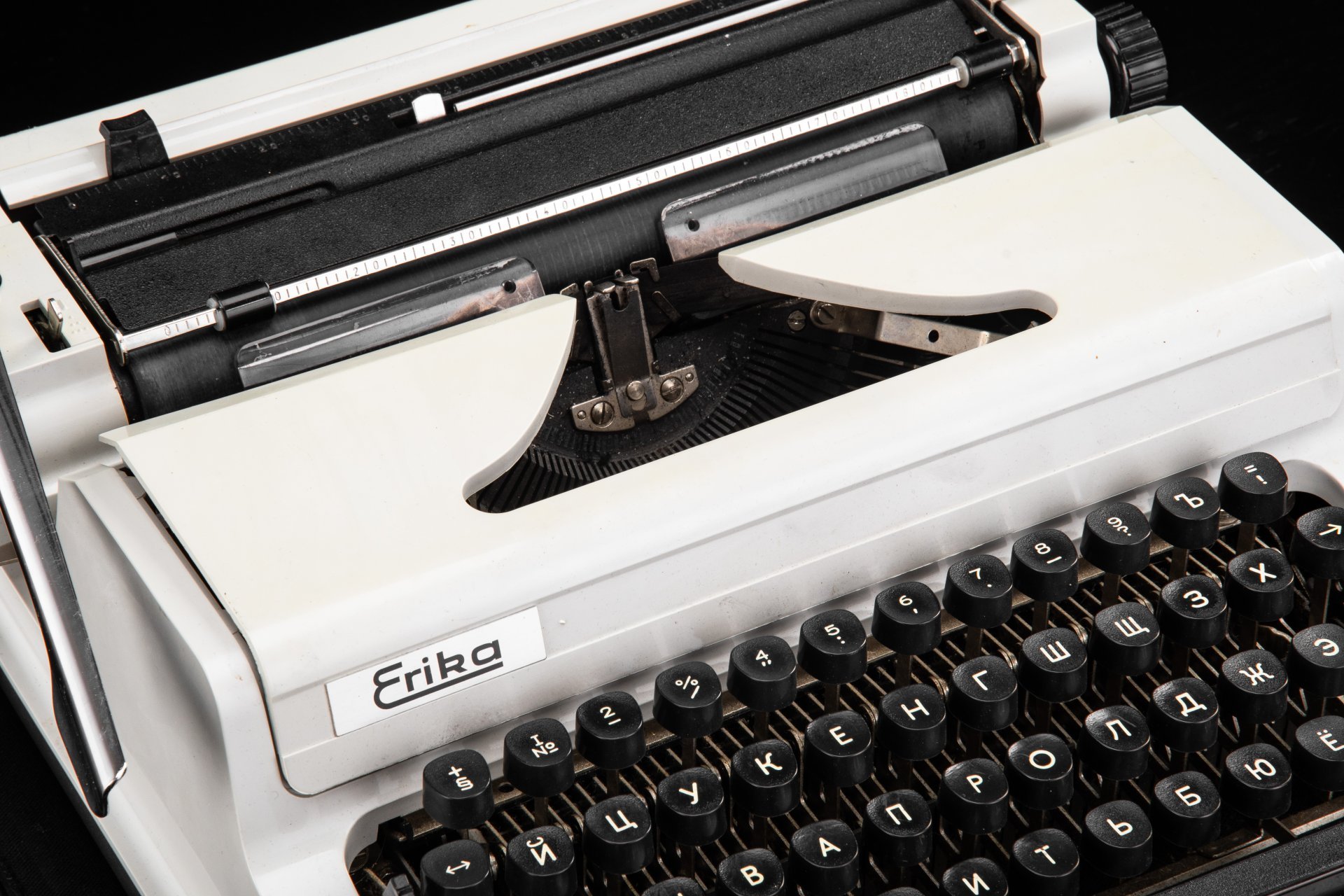 Машинка печатная "Erika Robotron 105" в оригинальном кофре, металл, пластик, Buromaschinen, ГДР, 1969-1991 гг.