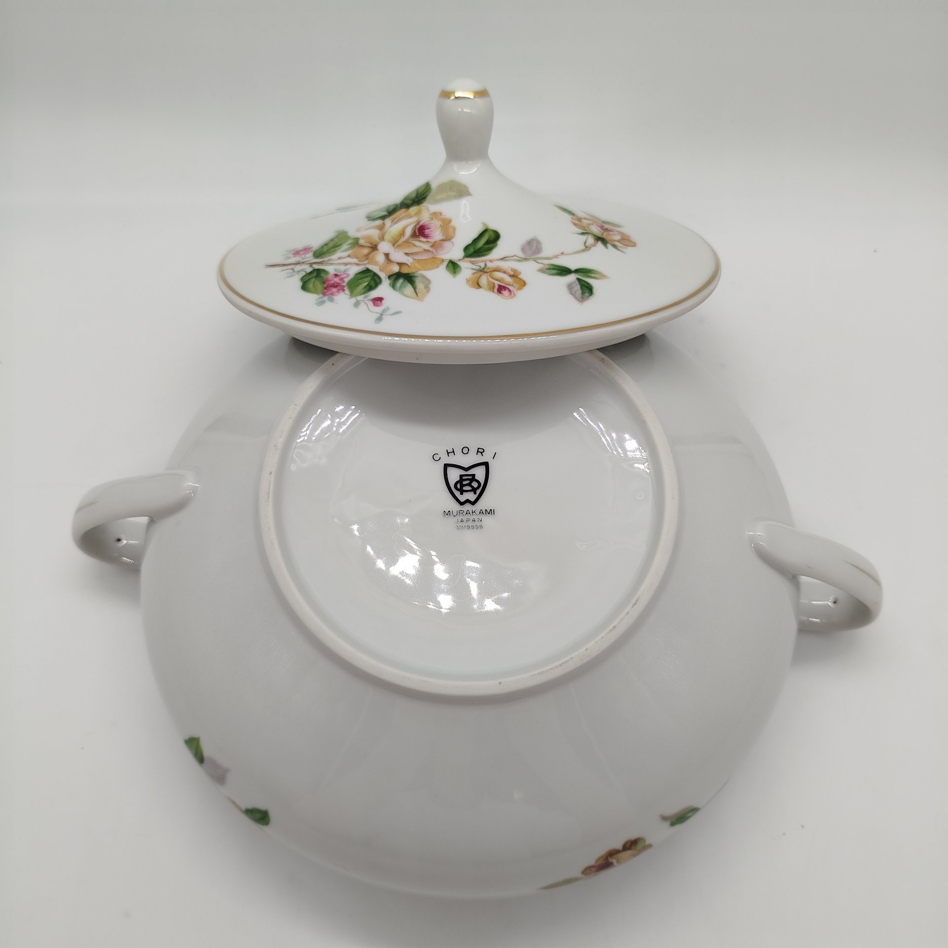 Супница (терина), украшенная цветочным декором, Chori Murakami