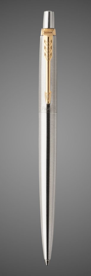 Подарочный набор: Ежедневник и Шариковая ручка Parker Jotter Essential, St. Steel GT, Лаки и смолы: лак, сталь