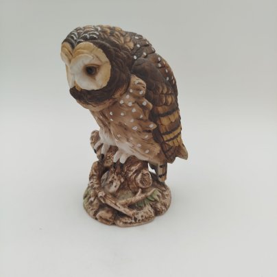Статуэтка "Western Spotted Owl" ("Западная пятнистая сова"), марка "By Andrea", фарфор, роспись, Китай, 1990-2000 гг., Китай