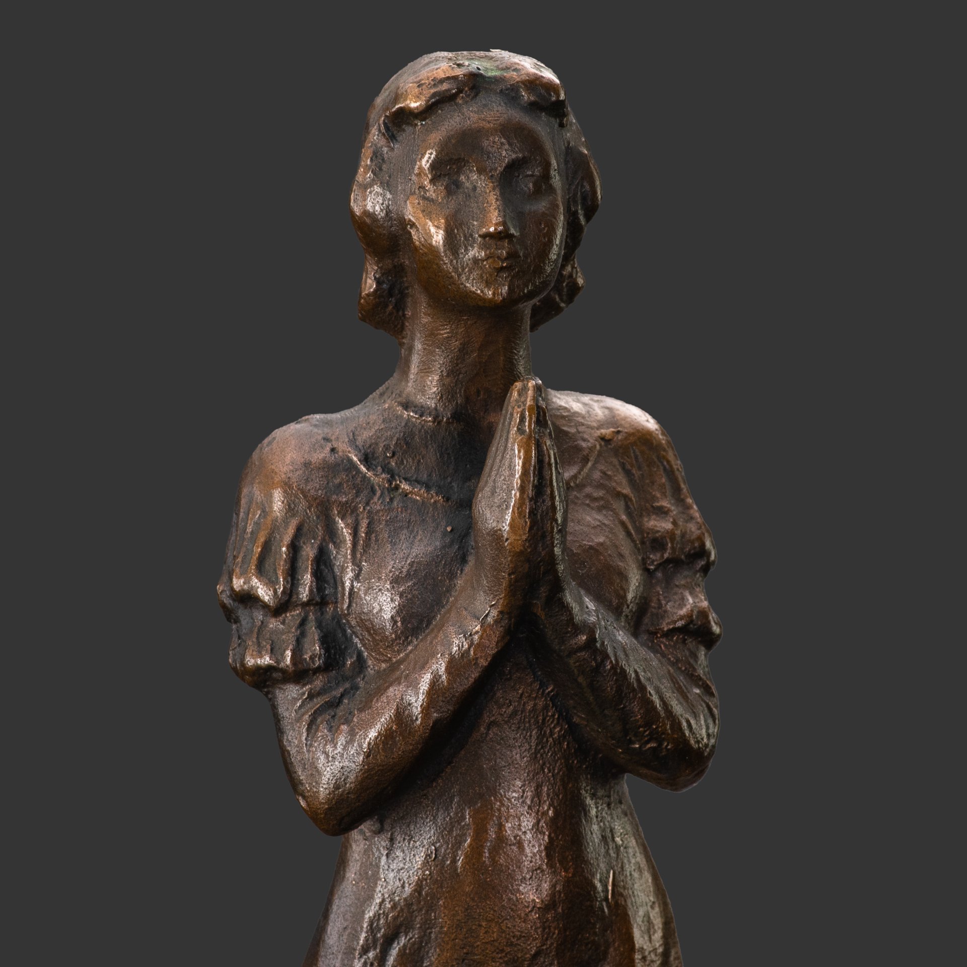 Статуэтка "Балерина Галина Уланова в роли Джульетты", автор Ю. Жмаев, бронза, литье, Завод художественного литья «Монументскульптура» (ЛЗХЛ), СССР, 1981 г., Завод художественного литья «Монументскульптура» (ЛЗХЛ)