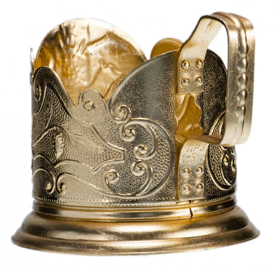 Подстаканник "Добыча", алюминий, г. Иркутск, СССР, 1970-1980 гг.