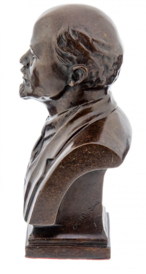 Бюст "В.И. Ленин" репродукция МЗХЛ 1958 г., бронза, литье, Россия, 2020-2021 гг.