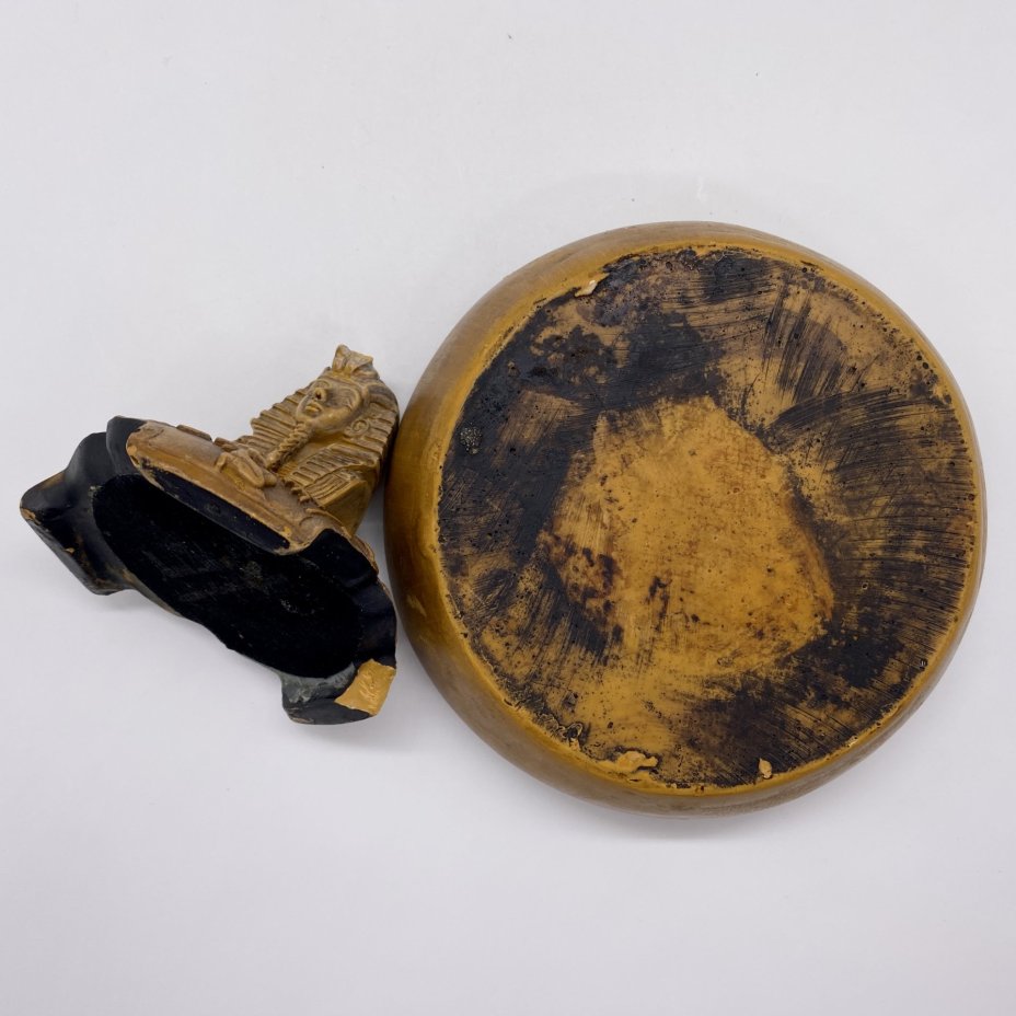 Пепельница "Фараон", пластик, Египет, 1990-2000 гг.