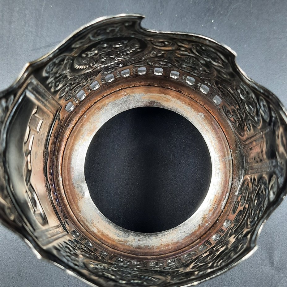 Подстаканник "РЖД", металл, Кольчугинский завод цветных металлов, Российская Федерация, 2010-2020 гг.