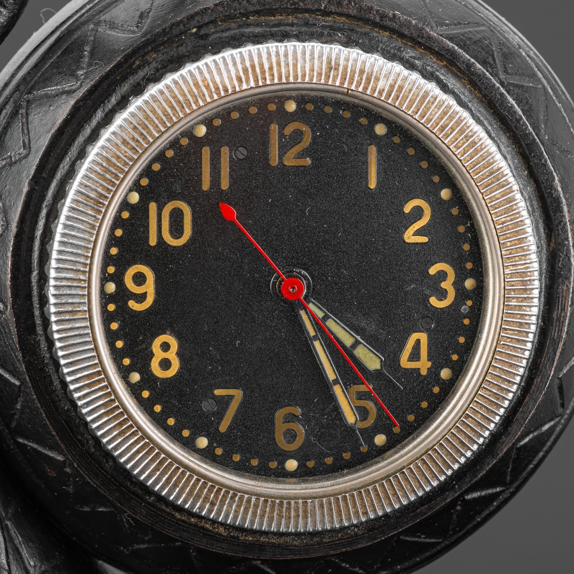 Часы "Клоун", чугун, крашение, Каслинский чугунолитейный завод (Касли), СССР, 1960 г.