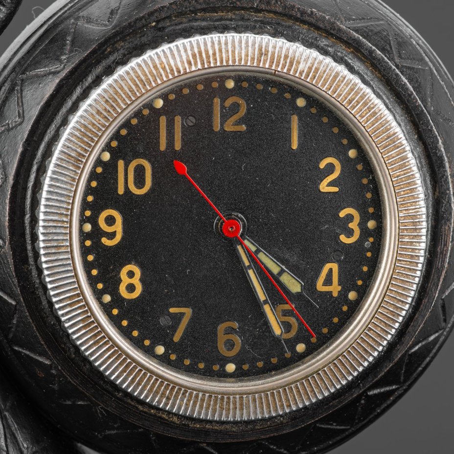 Часы "Клоун", чугун, крашение, Каслинский чугунолитейный завод (Касли), СССР, 1960 г.