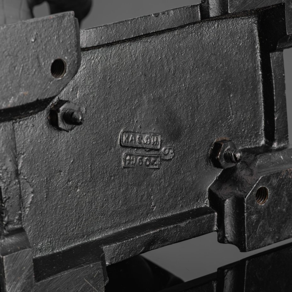 Часы "Клоун", чугун, крашение, Каслинский чугунолитейный завод (Касли), СССР, 1960 г.